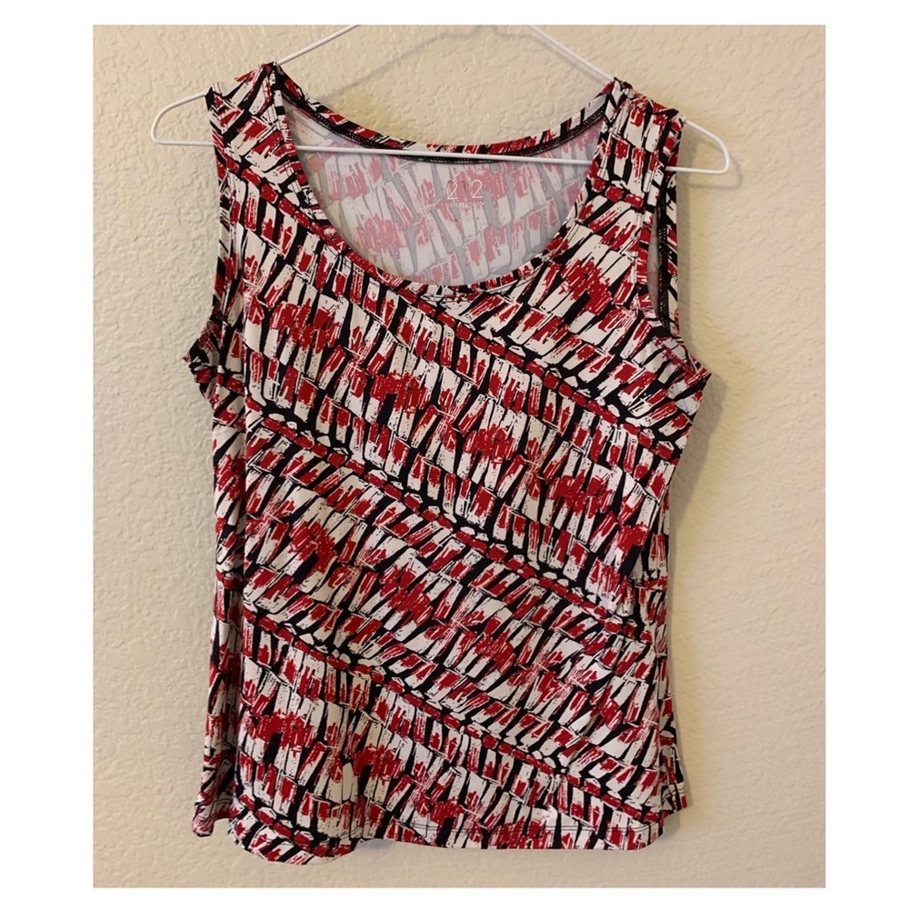 Patterned business tank top